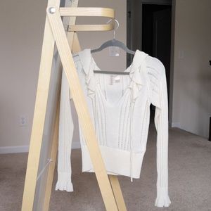 DIVIDED Knitted Ruffle Blouse